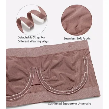 HACI Women's Non-Padded Underwire Strapless Bra