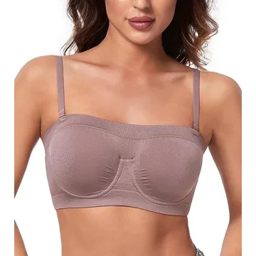 HACI Women's Non-Padded Underwire Strapless Bra