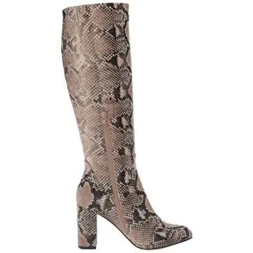 The Drop Bayonne Fashion Boot - Tan Snake Style