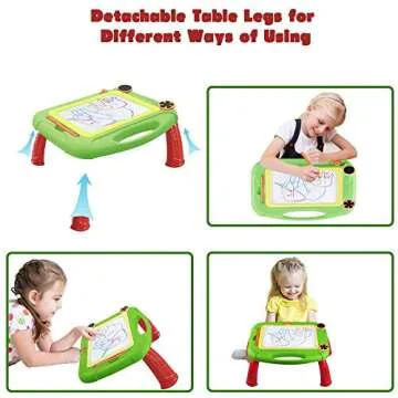 Kids Toys for 3 4 5 6 7 Years Old Boys, Toddler Magnetic Drawing Doodle Board Writing Painting for Age 3 4 5 6 Boys Birthday Gift Green