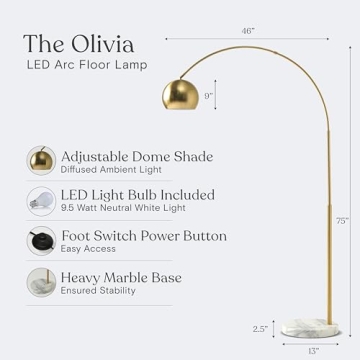 Stylish Brightech Olivia Floor Lamp for Smart Living