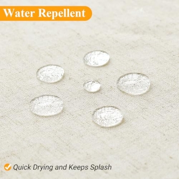 Naturoom Natural Linen Shower Curtain for Elegant Decor