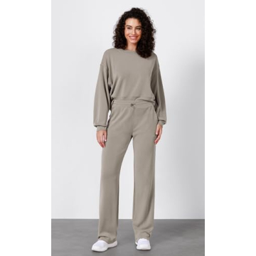 Comfortable Wide Leg Pants with Adjustable Waist and Pockets
