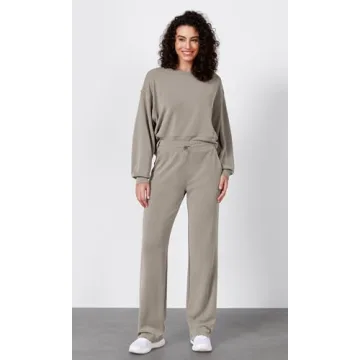 Comfortable Wide Leg Pants with Adjustable Waist and Pockets