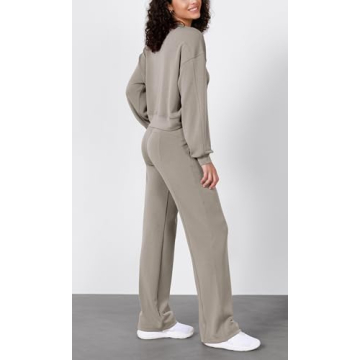 Comfortable Wide Leg Pants with Adjustable Waist and Pockets