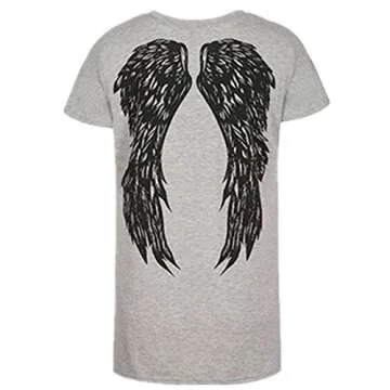 Weigou Women's Summer Wings Angel Print Short Sleeve Tee