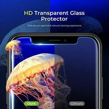 ORIbox Tempered Glass Screen Protector for iPhone 11 Pro Max