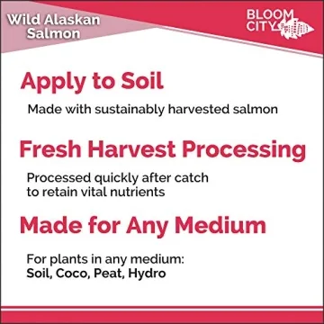 Organic Wild Salmon Emulsion Fertilizer by Bloom City Quart
