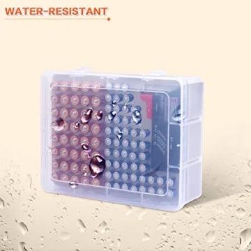 Innovative Battery Storage Organizer with Tester for 90 Batteries