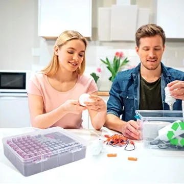 Innovative Battery Storage Organizer with Tester for 90 Batteries