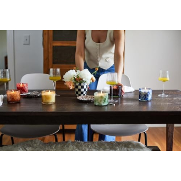 Paddywax Artisan Blown Glass Scented Luxe Candle 8-Ounce