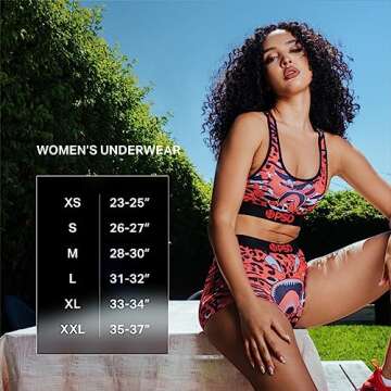 PSD Women's Hooters Unfrm Blk Boy Shorts, Black, M