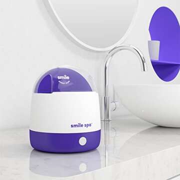 SmileDirectClub Smile Spa Ultrasonic and UV Cleaning Machine for Alingers, Retainers, Toothbrush Heads, and More