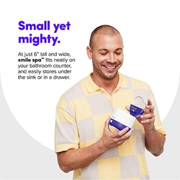 SmileDirectClub Smile Spa Ultrasonic and UV Cleaning Machine for Alingers, Retainers, Toothbrush Heads, and More