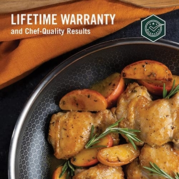 HexClad 12-Inch Nonstick Frying Pan for All Cooktops