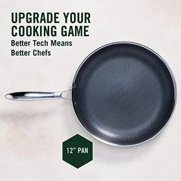 HexClad 12-Inch Nonstick Frying Pan for All Cooktops