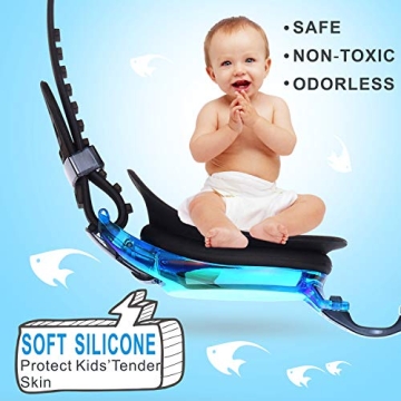 Aegend Kids Swimming Goggles Set for Ages 4-16