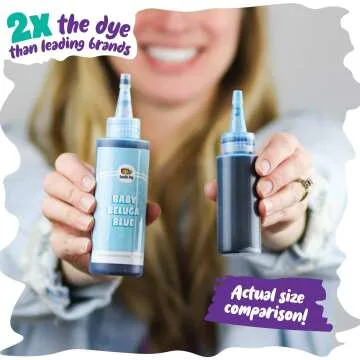 Summer Fun Blue Tie Dye Kit with 6 Refills