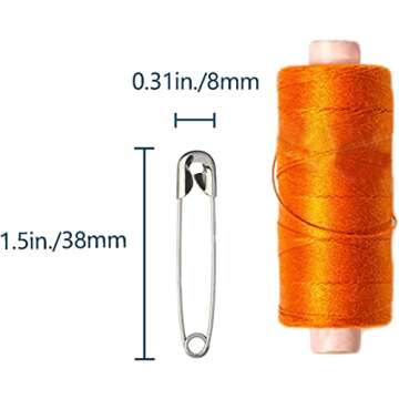 1000 Pack Safety Pins,1.5Inch/38mm Safety Pins Bulk,Safety Pin Size 2,Small Safety Pins with a Convenient Box,Safety Pins for Clothes Home Office