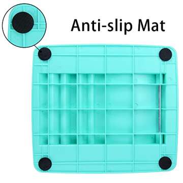 JADE KIT Slant Board Calf Stretcher Stretch Board Adjustable 4 Angles Anti Slip Incline Board for Stretching, Ankle Stretch Board Calf Stretch Incline Board for Heel, Hamstring, Achilles, Blue