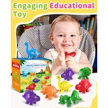 26PCS Dinosaur Learning Toys for Kids 3-5 Years