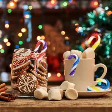 Fruidles Mini Christmas Candy Canes Fruity Flavor Treats 25-Pack