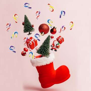 Fruidles Christmas Candy Canes Mini's Suckers, Multicolored Fruity Flavor, Individually Wrapped, 2" Inch, Net WT 4.42oz (125g) (25-Pack)