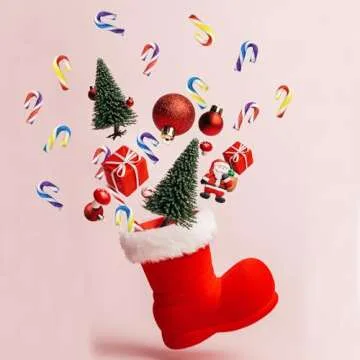 Fruidles Mini Christmas Candy Canes Fruity Flavor Treats 25-Pack