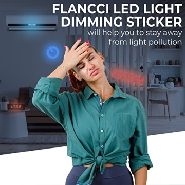 FLANCCI LED Light Blocking Stickers - 2 Sheets Dimming Filters