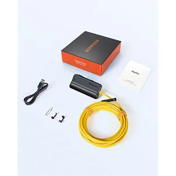 DEPSTECH 1080P Dual Lens Wireless Endoscope with LED Lights