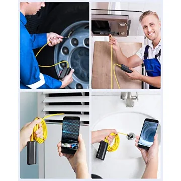 DEPSTECH 1080P Dual Lens Wireless Endoscope with LED Lights