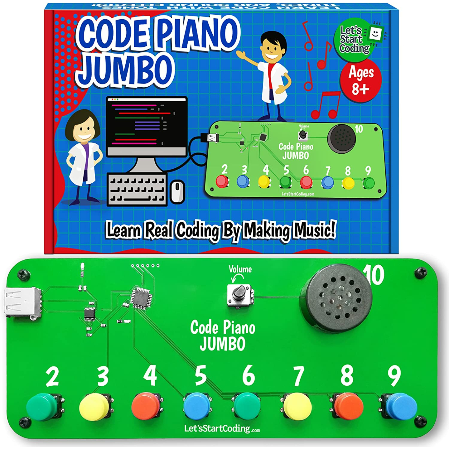 Code Piano Jumbo Coding Kit for Kids 8-12 Learn Coding