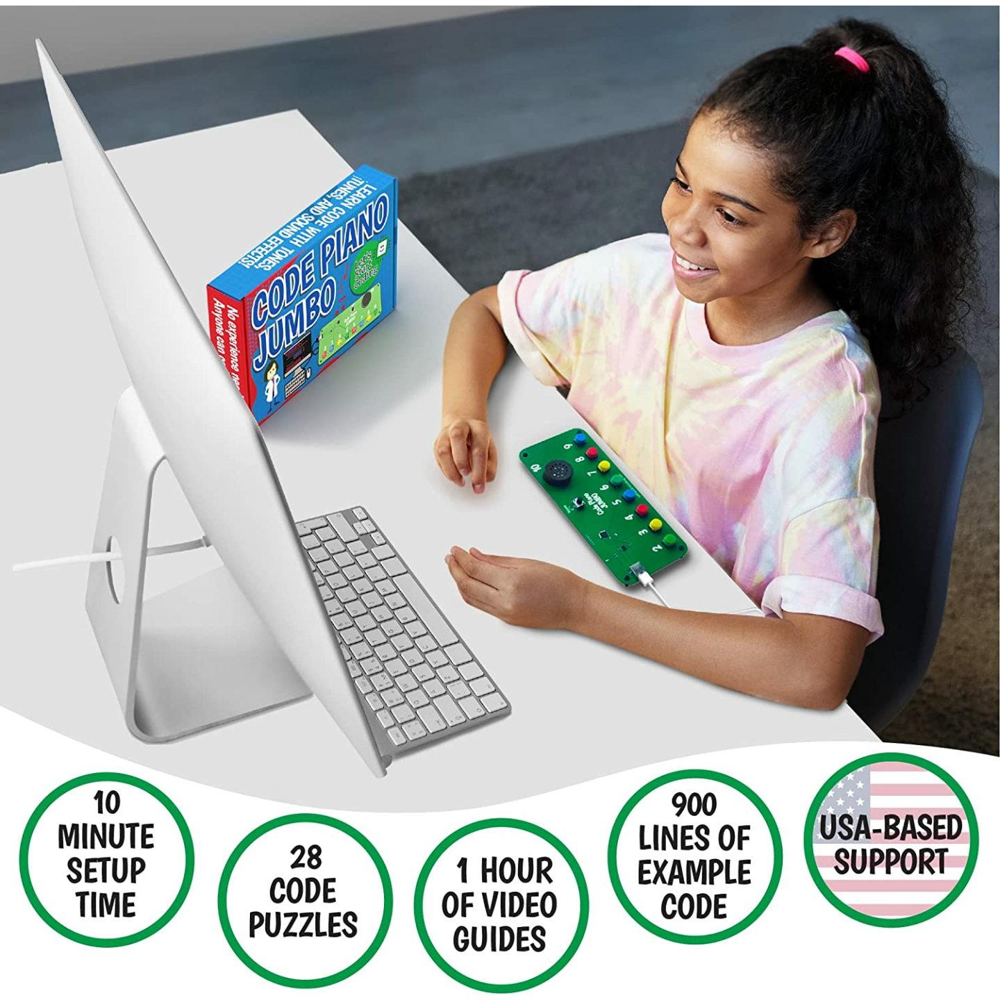 Code Piano Jumbo Coding Kit for Kids 8-12 Learn Coding