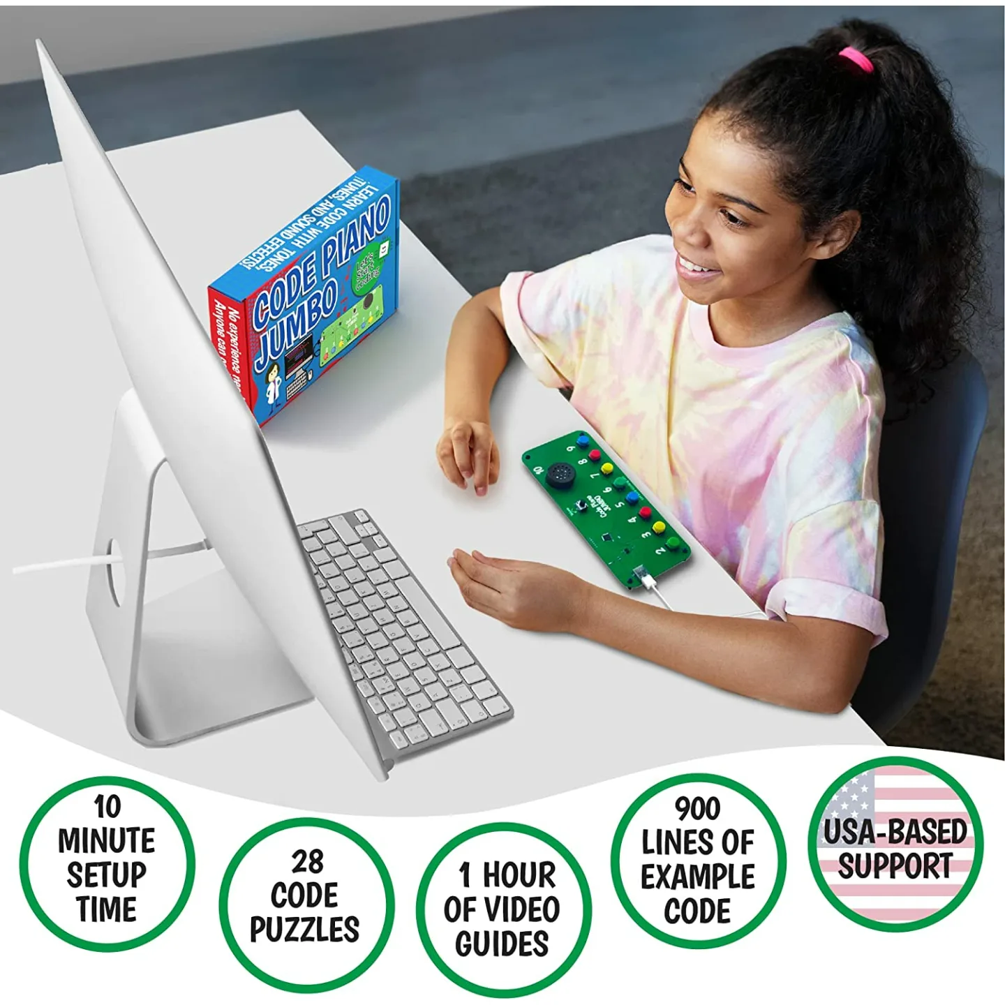 Code Piano Jumbo Coding Kit for Kids 8-12 Learn Coding