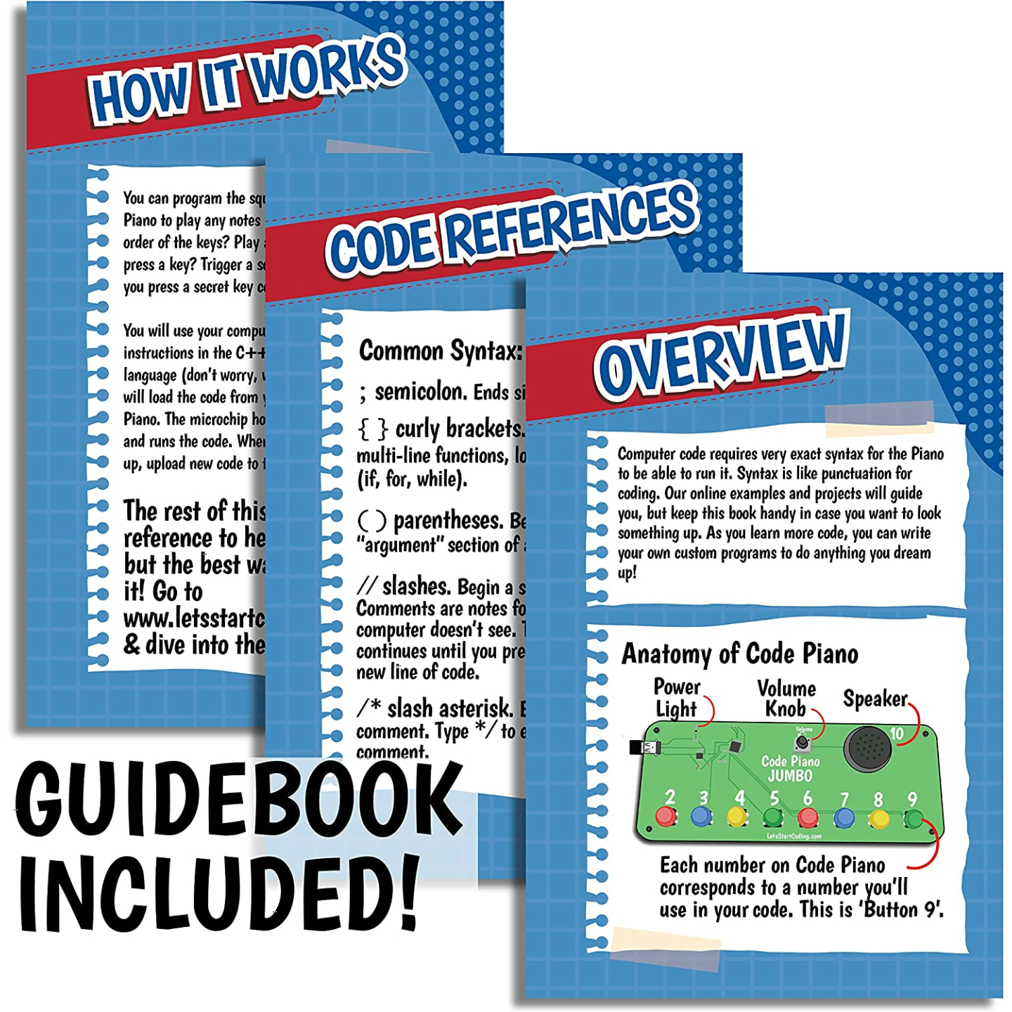 Code Piano Jumbo Coding Kit for Kids 8-12 Learn Coding