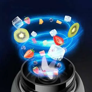 Cincred Personal Blender - Smoothie Blender for Milkshake, Fruit Vegetables Drinks, Smoothie,Small Mini Food Blenders Processor Shake Mixer Maker with 400ML Travel Cup