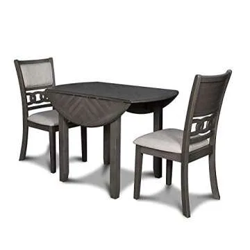 Gia Drop Leaf Dining Table & Chairs - Elegant Dining Set