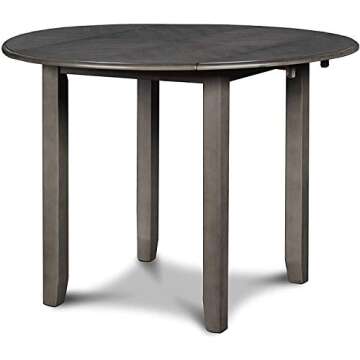 Gia Drop Leaf Dining Table & Chairs - Elegant Dining Set