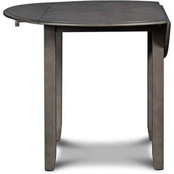Gia Drop Leaf Dining Table & Chairs - Elegant Dining Set