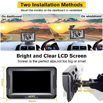 AMTIFO Baby Car Camera - Clear Night Vision & Easy Install