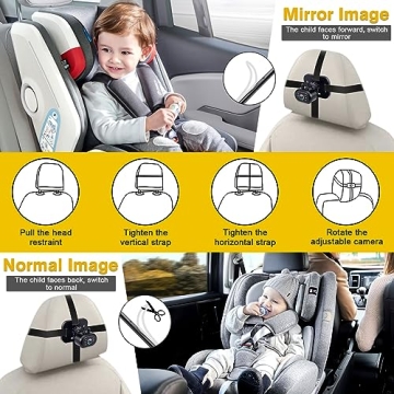 AMTIFO Baby Car Camera - Clear Night Vision & Easy Install