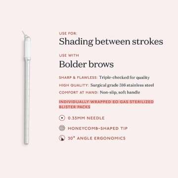 Tina Davies 19 Shader Microblade - Ergonomic & Sterile 10 Pack