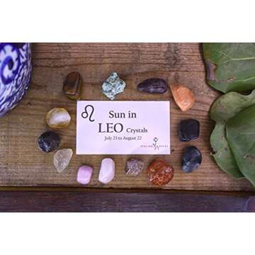 Sun in Leo Crystal Kit for Confidence and Vitality