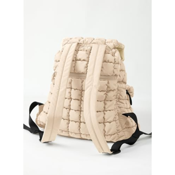 ODODOS Quilted Backpack Lightweight Puffer Hiker Pack for Women