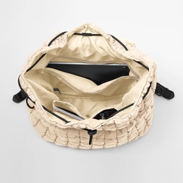 ODODOS Quilted Backpack Lightweight Puffer Hiker Pack for Women