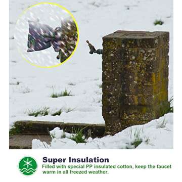 ArtiGifts Outdoor Faucet Cover Socks - Winter Protection