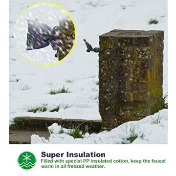 ArtiGifts Outdoor Faucet Cover Socks - Winter Protection