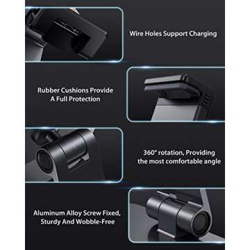 Maxonar Heavy-Duty Swivel Tablet Stand for Tablets