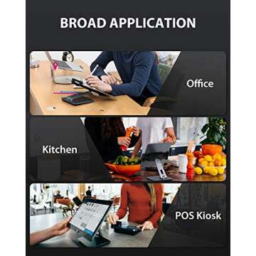Maxonar Heavy-Duty Swivel Tablet Stand for Tablets