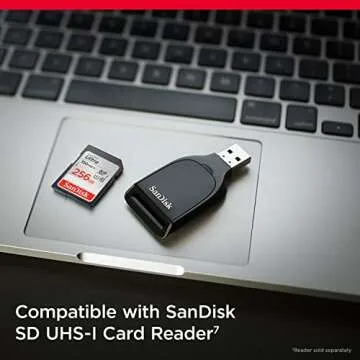 SanDisk 256GB Ultra SDXC Memory Card - Speed & Storage